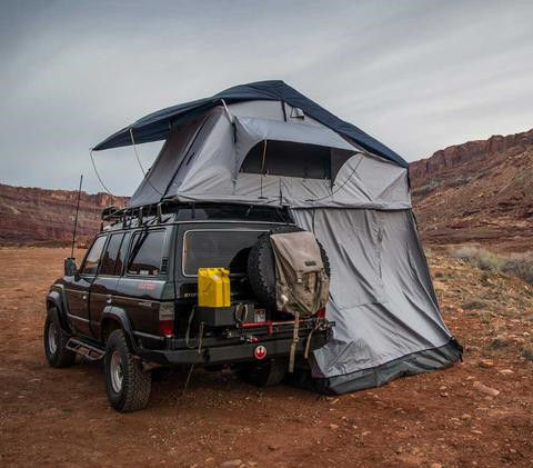 Cắm trại ngoài trời Xe tải giường trên mái lều cho đầu của Jeep Wrangler CE được phê duyệt