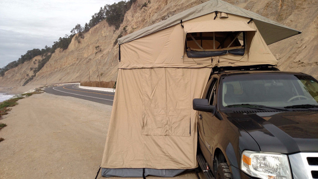 Cắm trại ngoài trời Xe tải giường trên mái lều cho đầu của Jeep Wrangler CE được phê duyệt