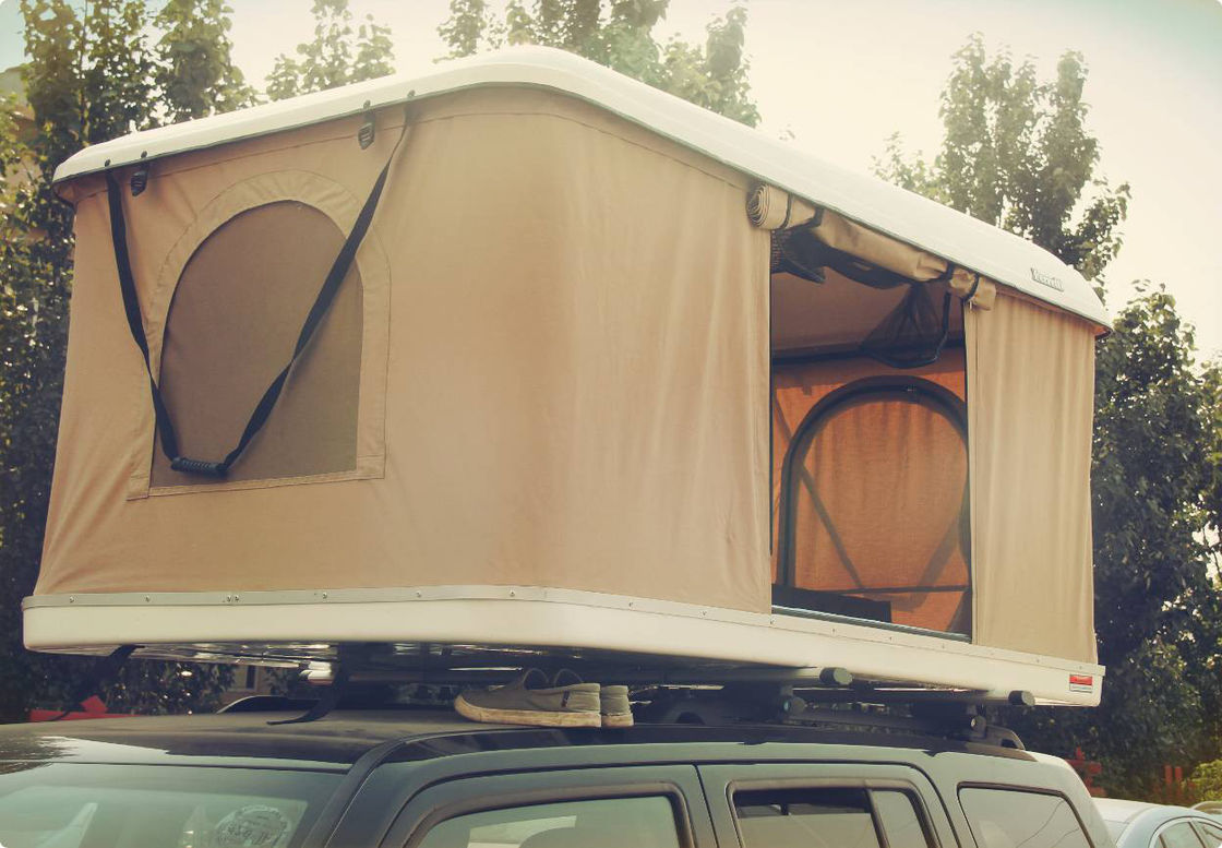 Off Road Adventure Cắm trại bằng sợi thủy tinh Vỏ cứng trên mái lều HG145